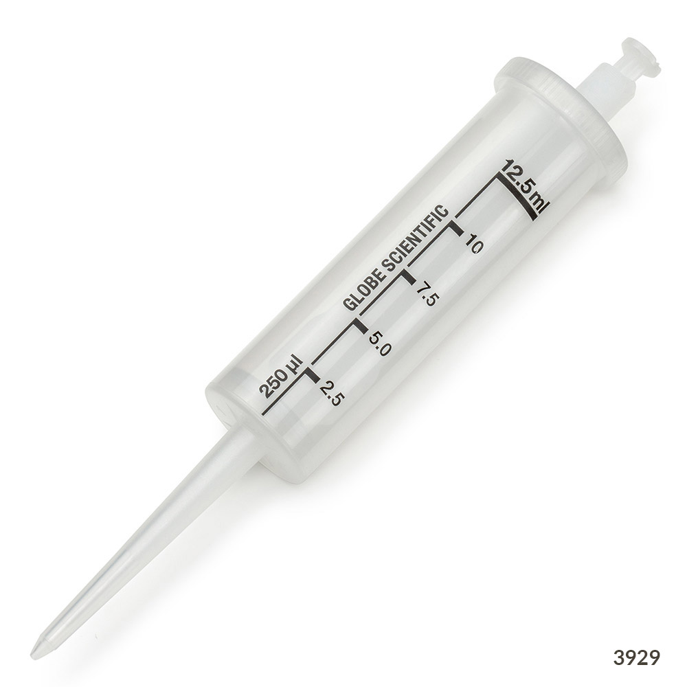 Globe Scientific RV-Pette PRO Dispenser Tip for Repeat Volume Pipettors, 12.5mL Image